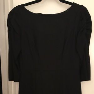 Shoshanna 3/4 Sleeve Black Shift Dress